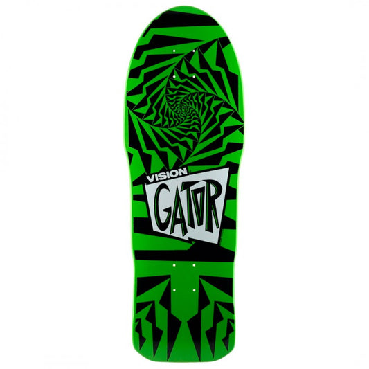 Vision Mark Rogowski "Gator" Green Black Skateboard Deck 10.25"