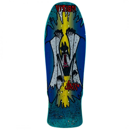 Vision Original Jinx Blue Stain Skateboard Deck 9.75"