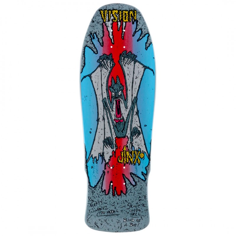 Vision Original Jinx Gray Skateboard Deck 9.75"