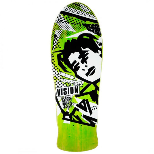 Vision Original MG Lime Green Skateboard Deck 10"