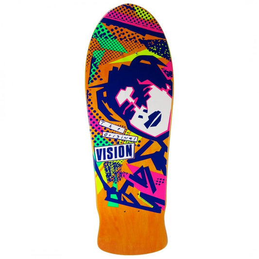 Vision Original MG Orange Stain Skateboard Deck 10"