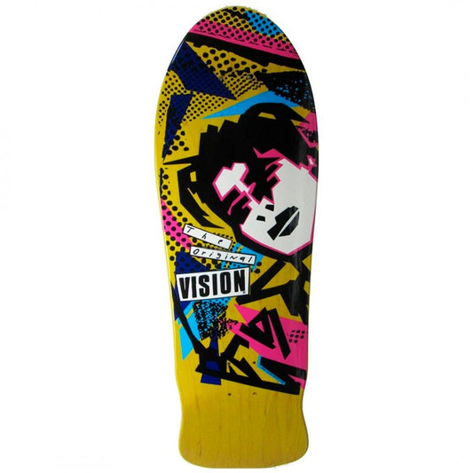 Vision Original MG Yellow Stain Skateboard Deck 10"