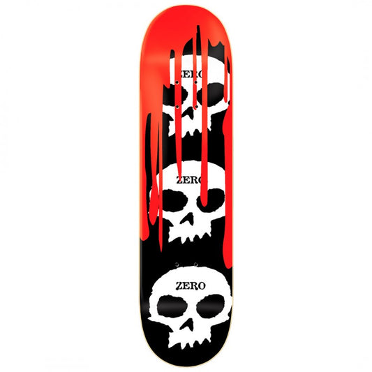 Zero 3 Skull Blood Skateboard Deck 8.25"