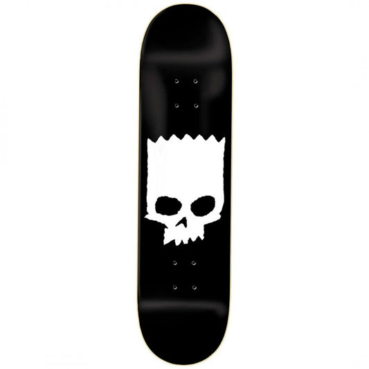 Zero Bart Skull Black Skateboard Deck 8.25"