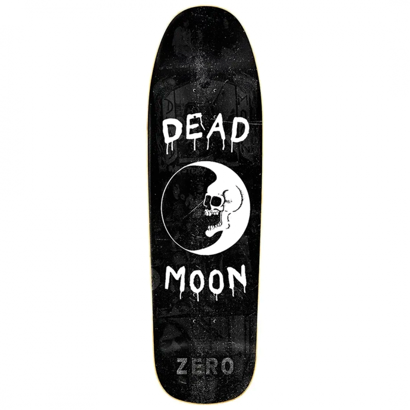 Zero Dead Moon Shaped Skateboard Deck 9.25"