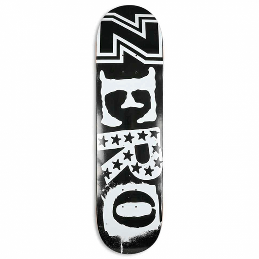 Zero Legacy Ramson Black White R7 Skateboard Deck 8.0"