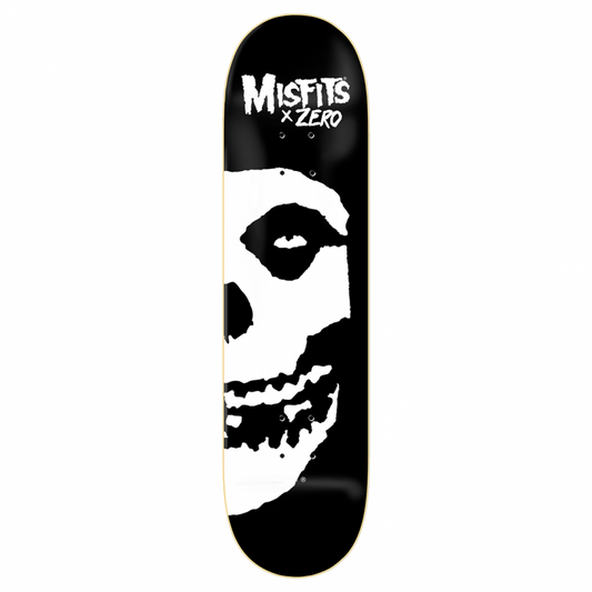 Zero x Misfits Fiend Skull Right R7 Skateboard Deck 8.25"