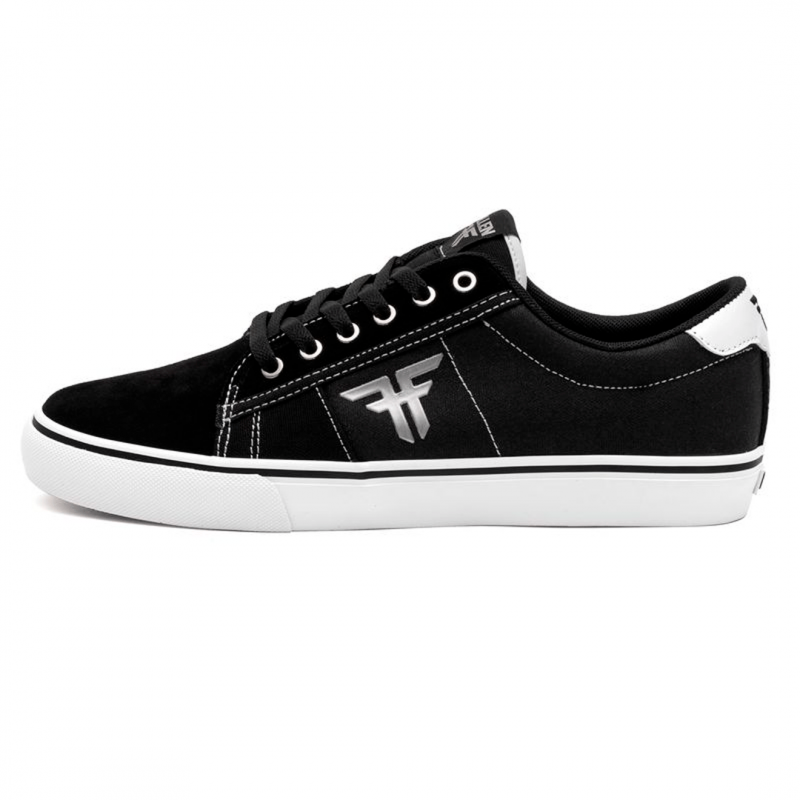 Fallen Bomber Sneakers - Black White Silver