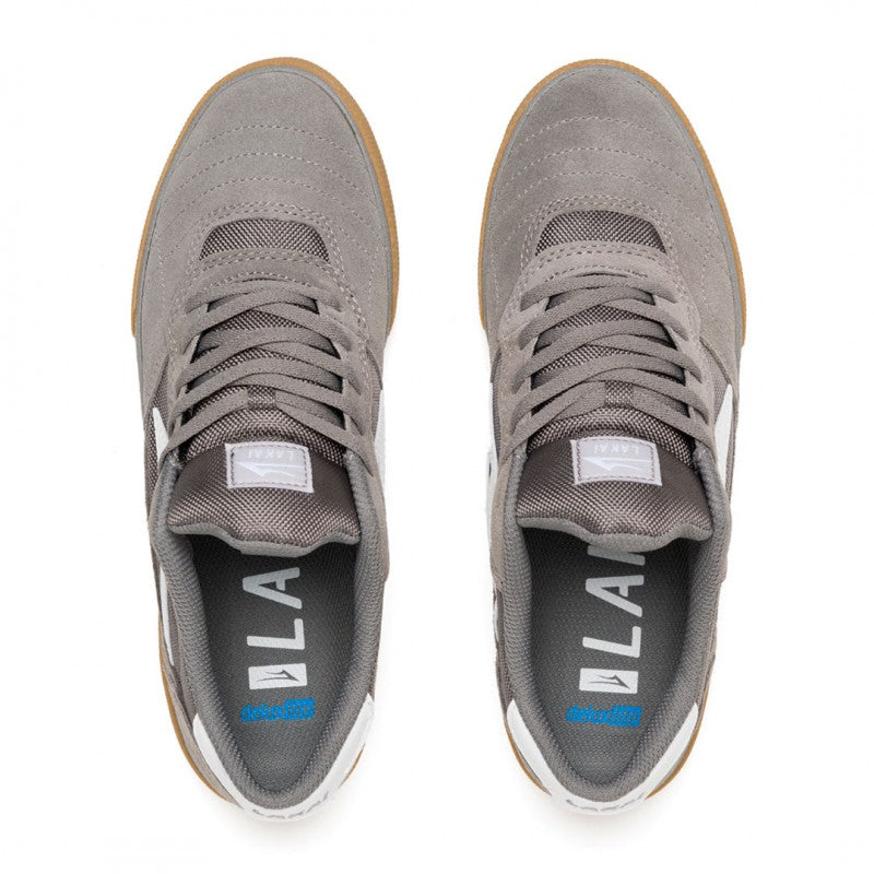 Ténis Lakai Cambridge Cinza/Gum Suede