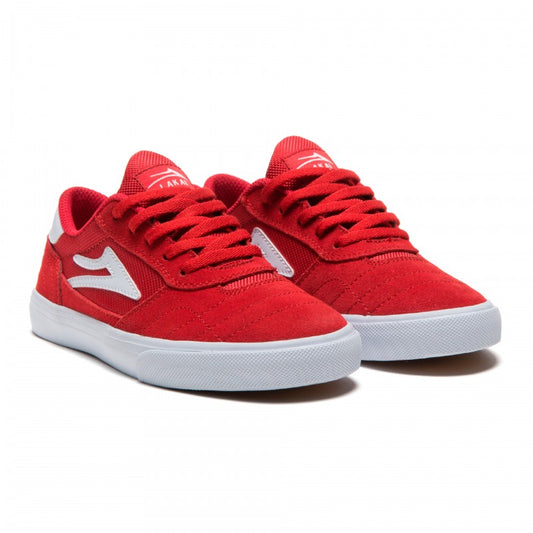 Lakai Cambridge Kids Red Suede Sneakers