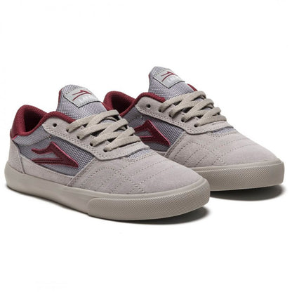 Lakai Cambridge Suede Kids Sneakers Grey/Bordeaux