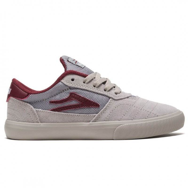 Lakai Cambridge Suede Kids Sneakers Grey/Bordeaux