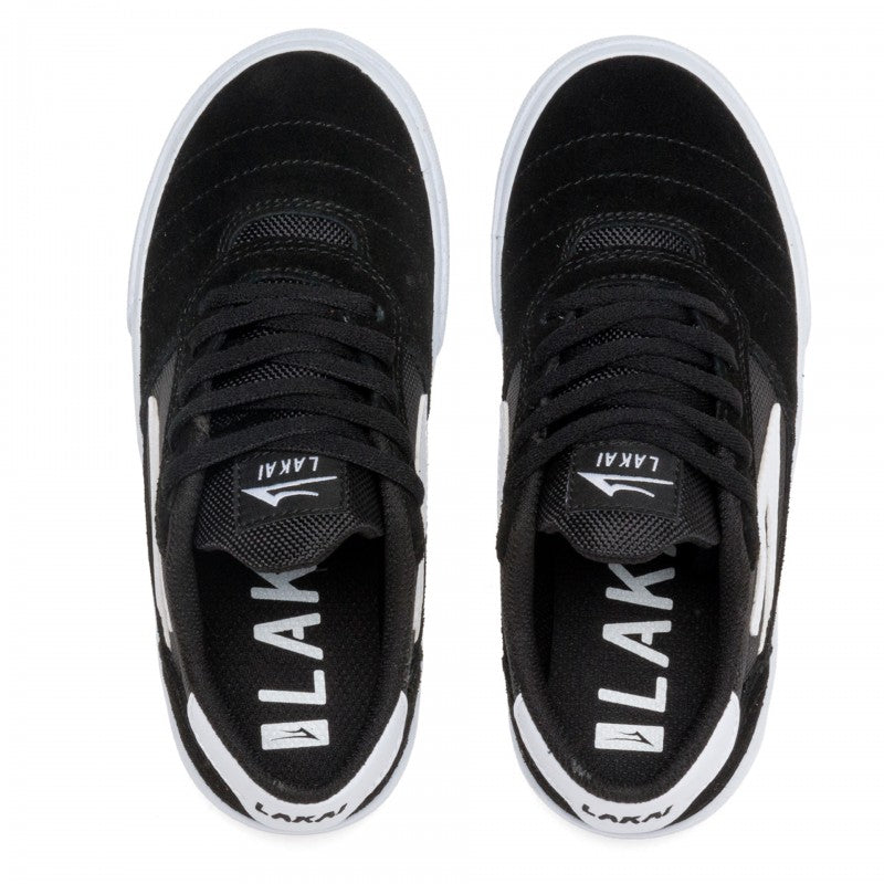 Lakai Cambridge Suede Kids Black/White Sneakers