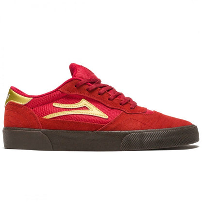 Lakai Cambridge Red/Gum Suede Sneakers