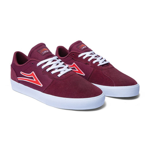 Lakai Cardiff Suede Sneakers - Burgundy