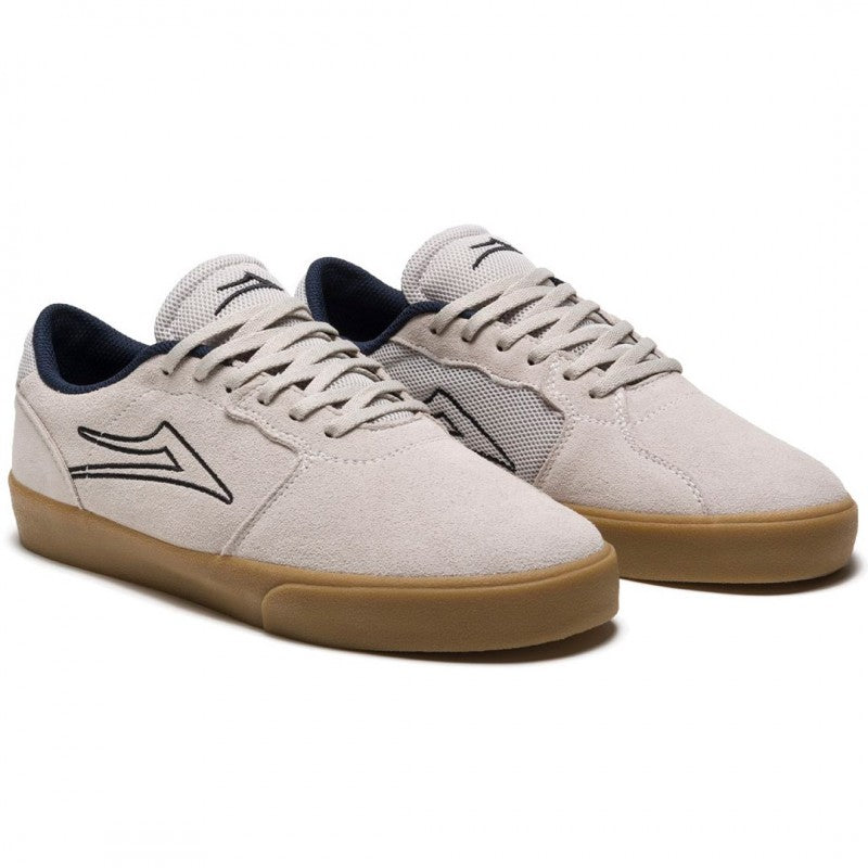 Lakai Cardiff Suede White Sneakers