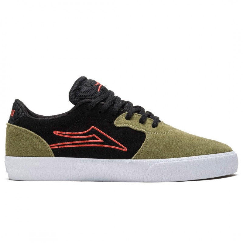 Lakai Cardiff Suede Shoes Military Green/Black