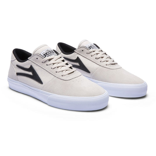 Lakai Manchester Sneakers - White/Black Suede