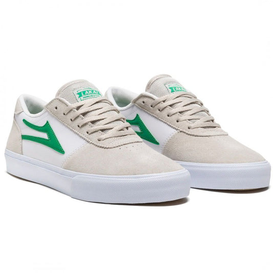 Lakai Manchester Suede Shoes White/Green