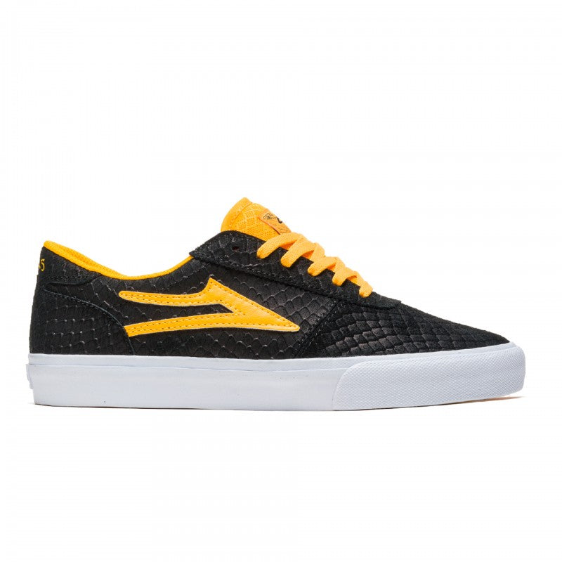 Ténis Lakai x Doomsayers Manchester Black/Gold Suede