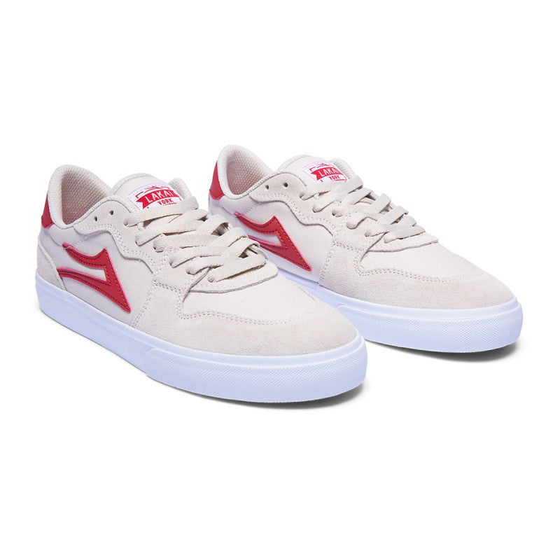 Lakai York Sneakers - White/Red