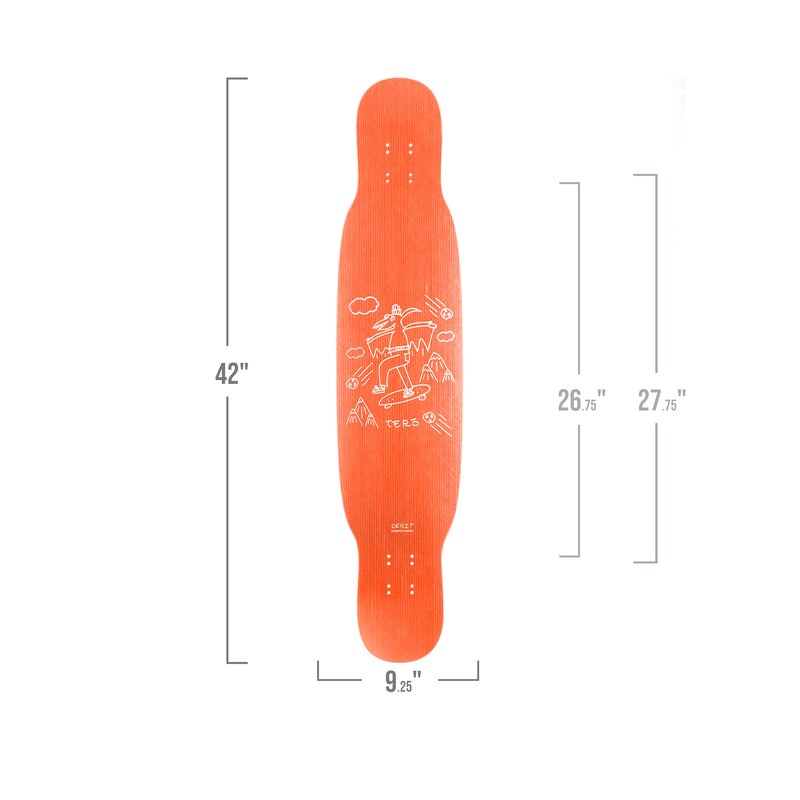 Zenit Tero 2 Longboard Deck 42"